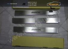 Накладки на пороги от царапин Alufrost нерж. сталь Mitsubishi ASX 2010+ /арт.186