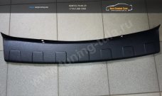 Накладка (защита от царапин) на задний бампер Nissan Terrano (2014-) /арт.236
