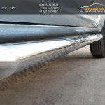 Пороги d76 с накладками на VW Амарок /Защита порогов VW Amarok