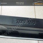Накладка (защита от царапин) на задний бампер Nissan Terrano (2014-) 