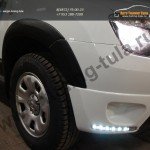 :: Renault Duster 2010-2014 Накладки на противотуманные фары (LED) 