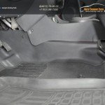 Тоннельные накладки на ковролин «КАРТ» для Рено Дастер (для автомобилей 4х4, АКПП, 2014 г.выпуска)