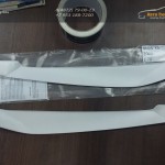 Накладки фар(реснички) узкие - ПВХ-пластик БМВ X5 E70 2007- 
