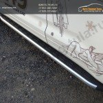 Пороги / подножки алюминиевые Toyota Highlander 2014 +