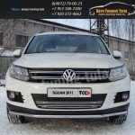 Накладки на решетку бампера d12 VW TIGUAN Sport & Style (Trend & Fun)
