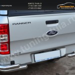 Защита задняя уголки двойные d63 Ford RANGER  2013+ 