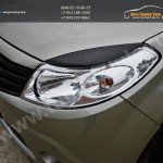 Накладки на фары / реснички / Renault SANDERO 2009 +