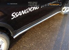 Кант штатных порогов / Пороги труба d60.3 мм Ssang Yong Actyon 2014+ /арт.729-8
