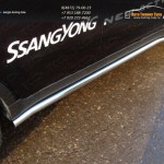 Кант штатных порогов / Пороги труба d60.3 мм Ssang Yong Actyon 2014+ 
