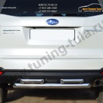 Защита заднего бампера d63 (дуга) d42х2 (дуга) Subaru Forester 2013+