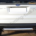 Защита заднего бампера d76 (дуга) Subaru Forester 2013+