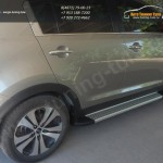 Подножки/Пороги алюминиевые (Integral) Kia Sportage 3 2010+