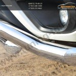 Защита переднего бампера d63/63 (волна) Subaru Forester 2013+