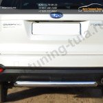 Защита заднего бампера d63 (дуга) Subaru Forester 2013+