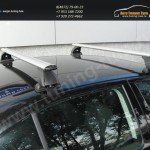 Багажник на крышу Nissan Juke /Lux с аэродинамическими дугами