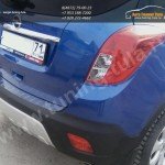 Накладка заднего бампера от царапин Alufrost /Нерж.сталь/ Opel MOKKA 2012+