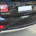 Nissan Patrol 2014- Защита заднего бампера d75х42 (дуга)