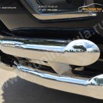 Nissan Patrol 2014- Защита переднего бампера d63 (секции) d63 (уголки)+d42 (зубы)