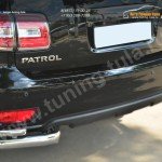 Nissan Patrol 2014-Защита заднего бампера уголки d76(секции) d42 (секции)
