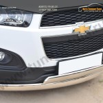Chevrolet Captiva 2013-Защита переднего бампера D75х42 (дуга) D75х42 (дуга)