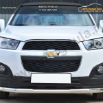 Chevrolet Captiva 2013- Защита переднего бампера D63 (секции)