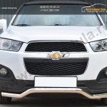 Chevrolet Captiva 2013-Защита переднего бампера D63 (волна)