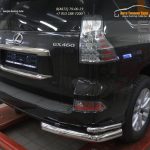 Защита заднего бампера Lexus GX460 (2014-) (уголки) d76/42