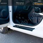 Накладки на внутренние пороги дверей Renault SANDERO 2014+
