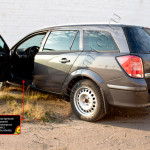 Накладки на внутренние пороги дверей 4шт Opel Astra универсал 2006-2012
