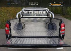 Защитный алюминиевый вкладыш в кузов автомобиля (комплект) Mitsubishi L200 2015+/арт.819-21