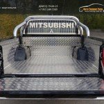 Защитный алюминиевый вкладыш в кузов автомобиля (комплект) Mitsubishi L200 2015+/арт.819-21