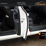 Накладки на внутренние пороги дверей Skoda Octavia A7 2014+
