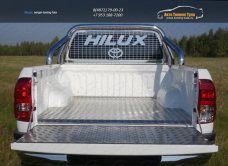 Защита кузова и заднего стекла 76,1 мм Toyota Hilux 2015 /арт.820-9