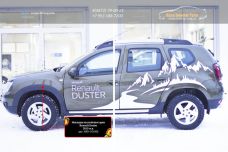 Накладки на колёсные арки короткие Renault Duster 2015+/арт.710-12