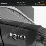 Лип спойлер на крышку багажника Kia-Rio 2011+