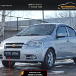 Защитная сетка переднего бампера Chevrolet Aveo седан 2007-2012