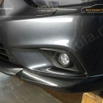 Mazda 6 2013- Клыки переднего бампера ABS пластик Накладки на бампер 2 шт. 