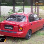 Накладка на задний бампер Chevrolet Lanos 2005-2009 NC-153102
