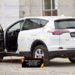 Накладки на внутренние пороги дверей Toyota Rav4 2015