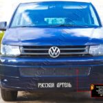 Защитная сетка решетки переднего бампера Volkswagen Transporter (T5 рестайлинг) 2009-2015 SRV-136902