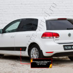 Молдинги на двери (вариант 2) Volkswagen Golf VI 2009-2012MV-076200