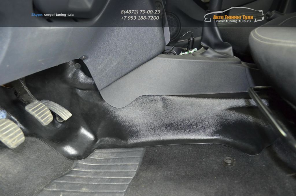 Тонельные накладки KART 2шт Renault Sandero,Stepway II 2014-  /арт.836